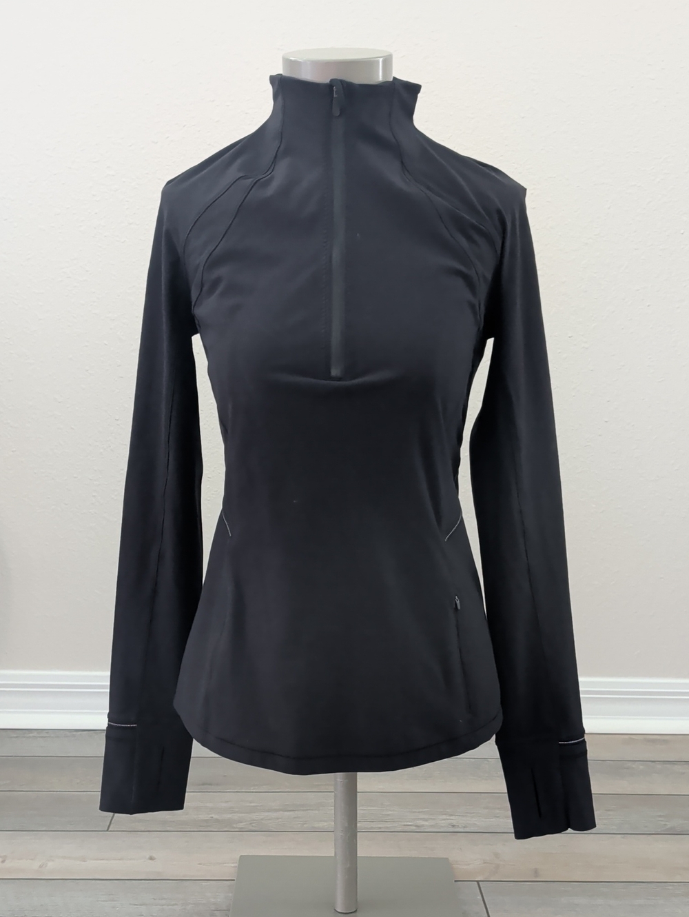 Rulu Run Black Half-Zip Lululemon Athletica Pullover